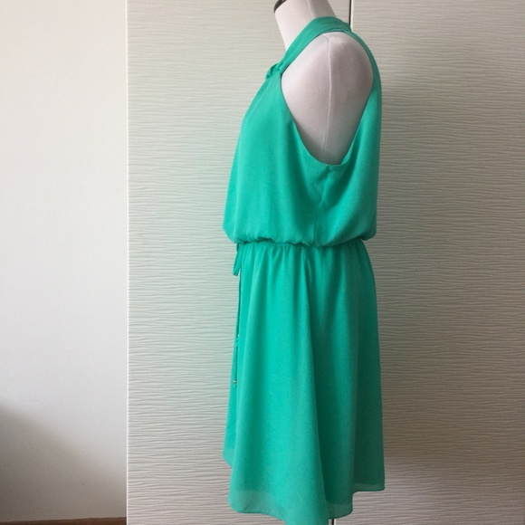 Bebe Bright Teal Summer Dress - Picture 2 of 8